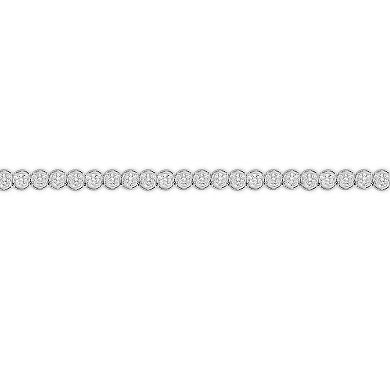 10k White Gold 1 Carat T.W. Diamond Bracelet