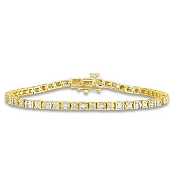 Diamaison 10k Gold 1/2 Carat T.W. Diamond Bracelet