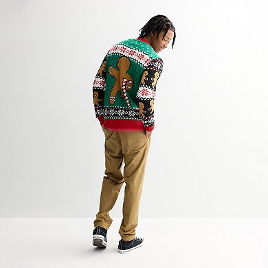 Men's "OH SNAP" Gingerbread Christmas Sweater