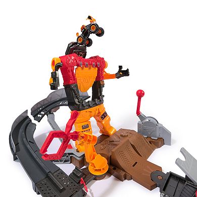 Spin Master Monster Jam Smash & Bash SmashBot Playset with Launcher