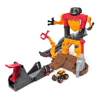Spin Master Monster Jam Smash & Bash SmashBot Playset with Launcher