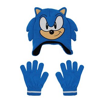 Boys 4-20 Sonic the Hedgehog 2 pc Hat & Gloves Set