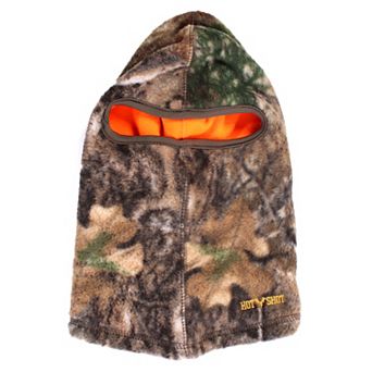 HotShot Kids Realtree EDGE® Blaze Orange Fleece Reversible Facemask
