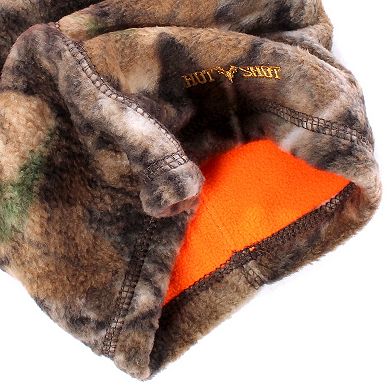 HotShot Kids Realtree EDGE® Blaze Orange Fleece Reversible Facemask