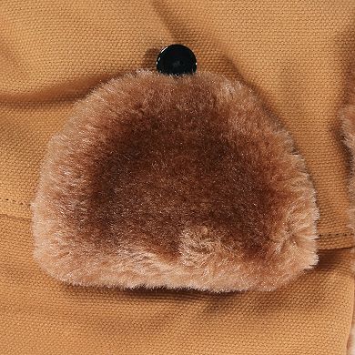 Boys 4-12 Insulated Canvas Trapper Hat