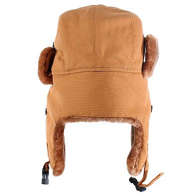 Boys 4-12 Insulated Canvas Trapper Hat
