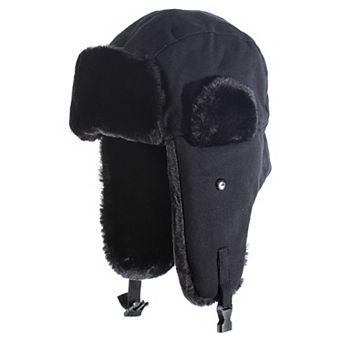 Boys 4-12 Insulated Canvas Trapper Hat