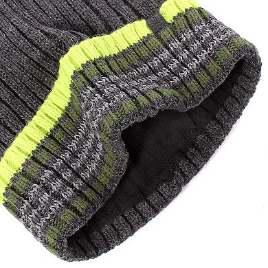 Boys 4-7x Igloos Built RKTEK Reflective Ribbed Knit Cuff Cap Beanie