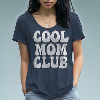 Women's Cool Mom Club Graphic Graphic Tee