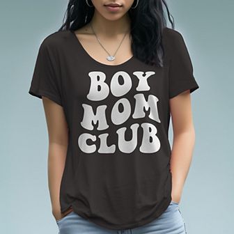 Women's Boy Mom Club Graphic Tee