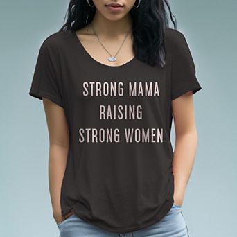 Women's Strong Mama Graphic Graphic Tee