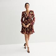 holiday dresses mini Chic Holiday Mini Dress L Cream by Lane 201