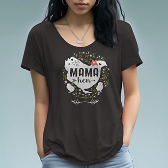 Women's Mama Hen Graphic Graphic Tee
