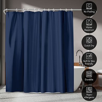 Americanflat Solid Color Shower Curtain