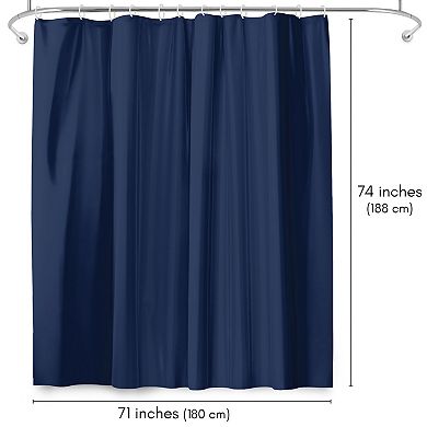 Americanflat Solid Color Shower Curtain