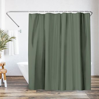 Americanflat Solid Color Shower Curtain