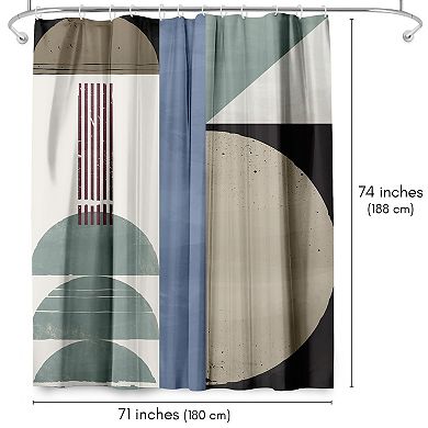 Americanflat Modern Abstract Shower Curtain