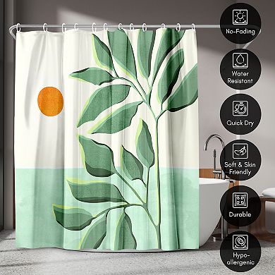 Americanflat Tropical Boho Shower Curtain