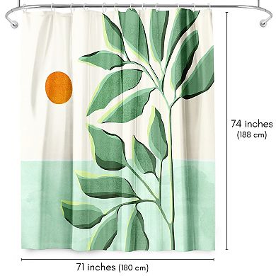 Americanflat Tropical Boho Shower Curtain