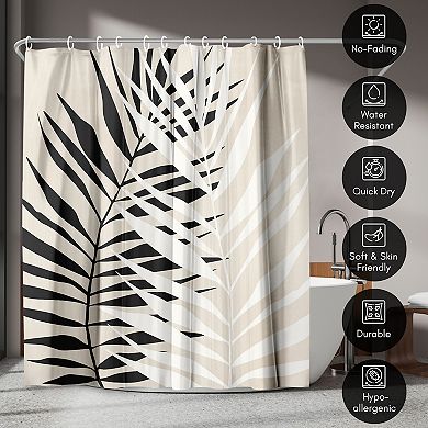 Americanflat Abstract Leaf Shower Curtain