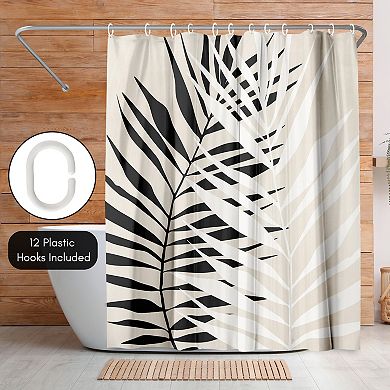 Americanflat Abstract Leaf Shower Curtain