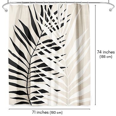 Americanflat Abstract Leaf Shower Curtain