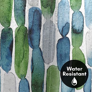 Americanflat Abstract Watercolor Shower Curtain