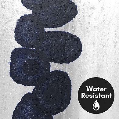 Americanflat Abstract Indigo Vine Shower Curtain