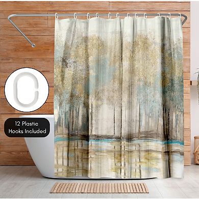 Americanflat Botanical Woodlot Shower Curtain