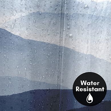 Americanflat Nature Blue Mountain Shower Curtain