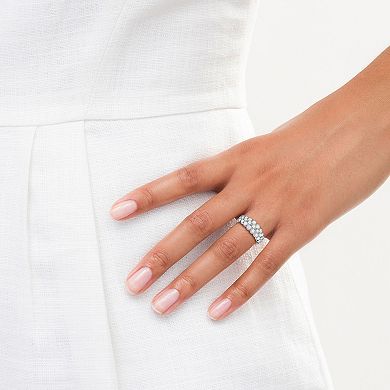 Diamaison 14k White Gold 1 1/6 Carat T.W. Diamond Anniversary Ring