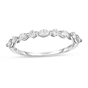 Diamaison 14k Gold 1/4 Carat T.W. Diamond Stackable Ring