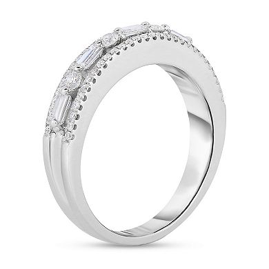 Diamaison 14k White Gold 1/2 Carat T.W. Diamond Ring