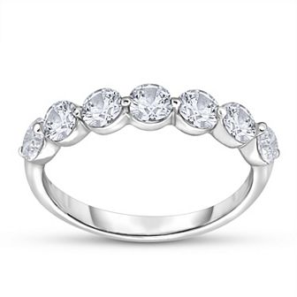 14k White Gold 1 1/2 Carat T.W. Diamond Anniversary Ring