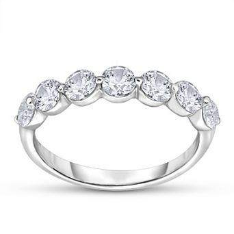 Diamaison 14k White Gold 1 1/2 Carat T.W. Diamond Anniversary Ring