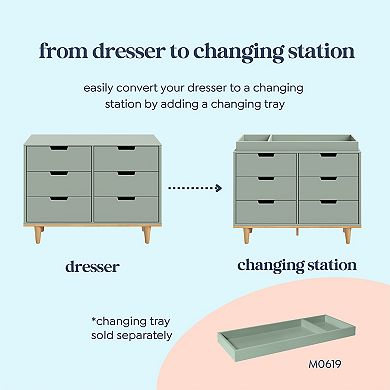 DaVinci Marley 6-Drawer Double Dresser