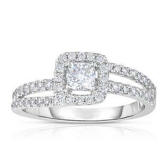 14k White Gold 3/4 Carat T.W. Diamond Ring