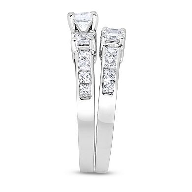 14k White Gold 3/4 Carat T.W. Diamond Wedding Ring
