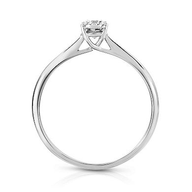 Diamaison 10k White Gold Diamond Accent Ring