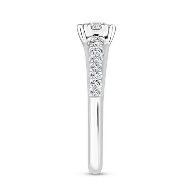 10K Gold 0.6 Carat T.W. Diamond Ring