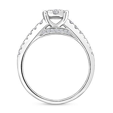 10K Gold 0.6 Carat T.W. Diamond Ring