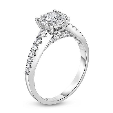 10K Gold 0.6 Carat T.W. Diamond Ring