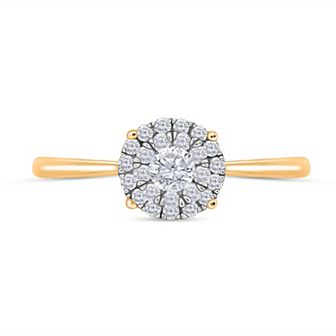 10k Gold 1/3 Carat T.W. Diamond Ring