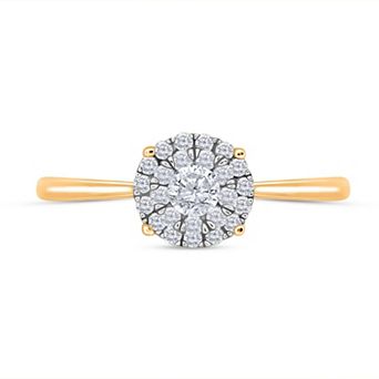Diamaison 10k Gold 1/3 Carat T.W. Diamond Ring