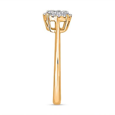 Diamaison 10k Gold 1/3 Carat T.W. Diamond Ring