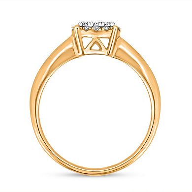 Diamaison 10k Gold 1/3 Carat T.W. Diamond Ring