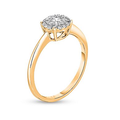 Diamaison 10k Gold 1/3 Carat T.W. Diamond Ring