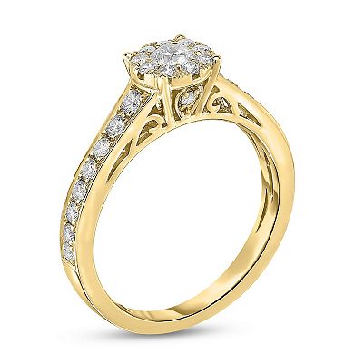 Diamaison 14k Gold 5/8 Carat T.W. Diamond Ring