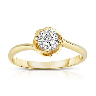 10k Gold 1/5 Carat T.W. Diamond Engagement Ring