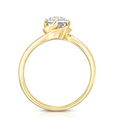 Diamaison 10k Gold 1/5 Carat T.W. Diamond Engagement Ring